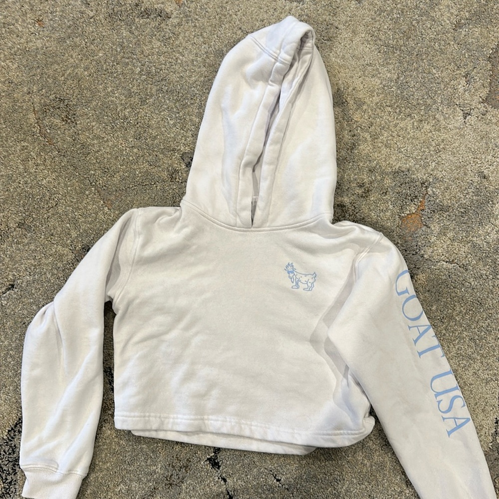 Like new goat crop hoodie